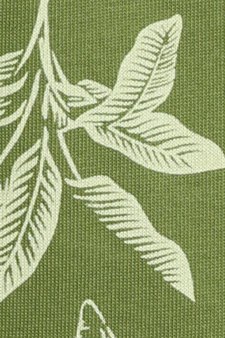 Zivame Nature Trails Knit Cotton Pyjama Set -Turtle Green — image 8